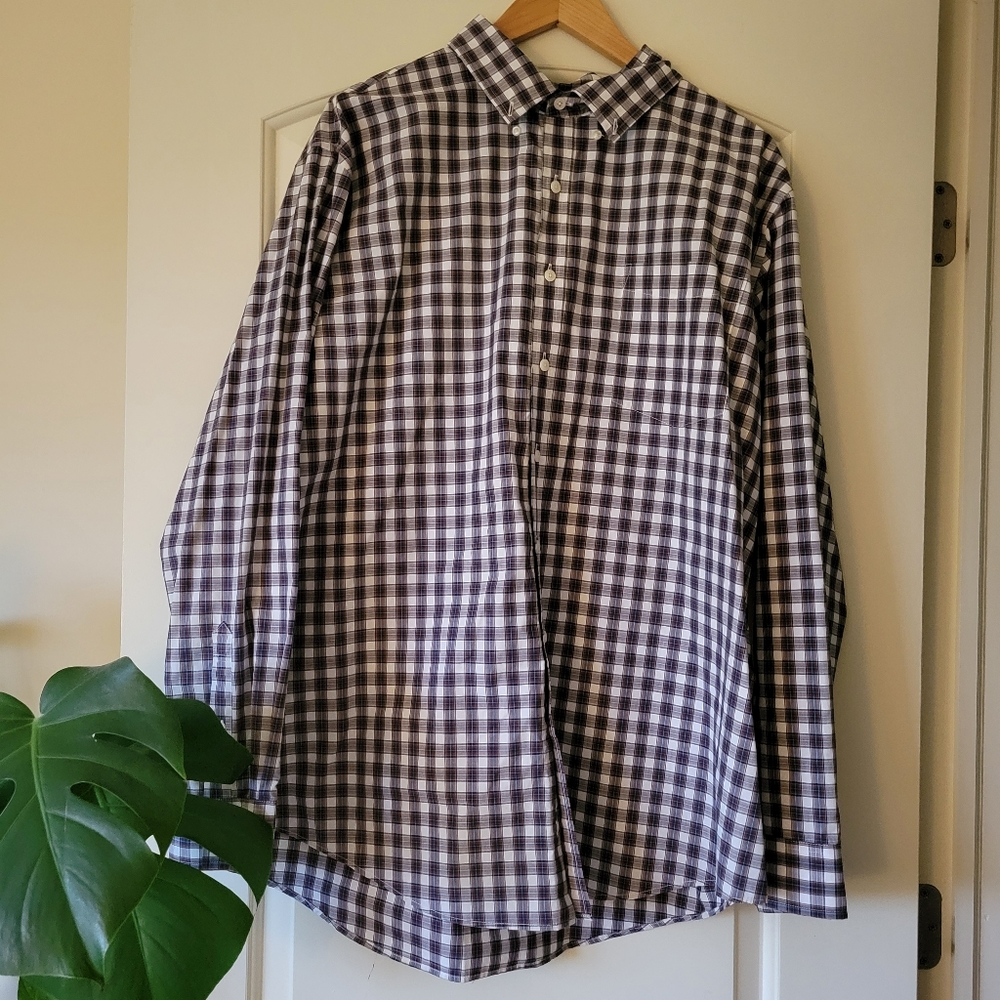 Croft & Borrow Plaid Button Down